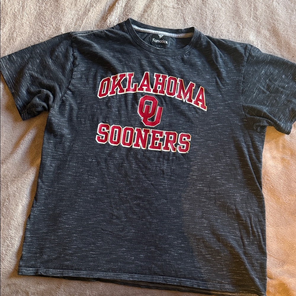 Fanatics Oklahoma Sooners Tee - Dark Gray
